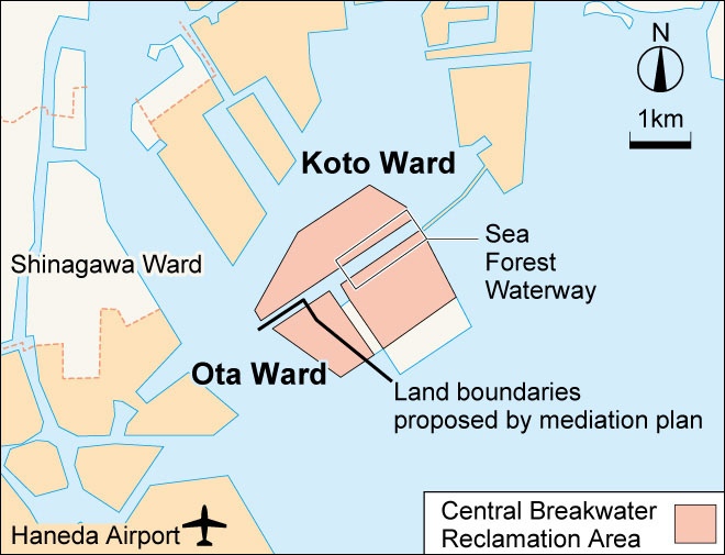 Plan of the Tokyo Olympic rowing venue