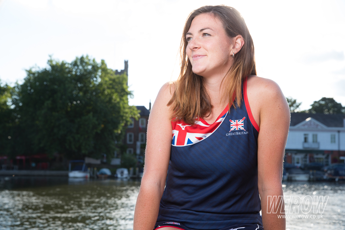 Katherine Douglas photographed at Leander Club in GB kit by Angus Thomas