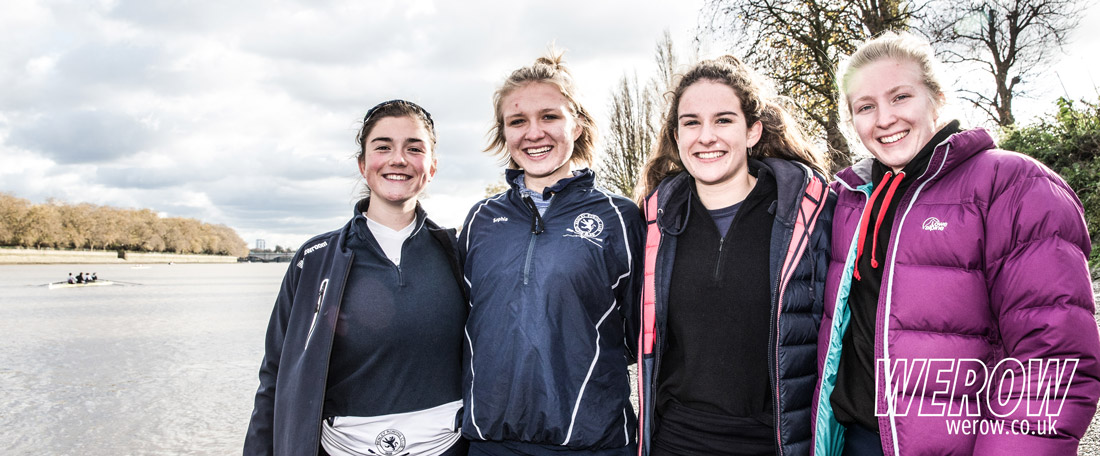 Lottie Orr and her Henley Rowing Club crew after their win at the Fuller's Head of the River Fours
