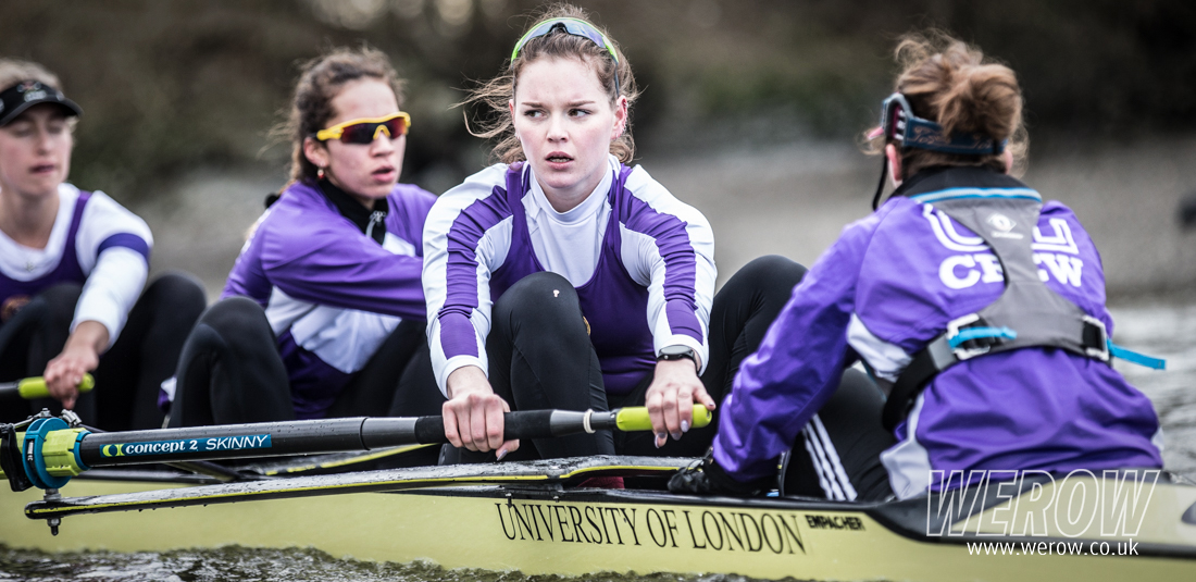 Issy Powell of University of London eyes up OUWBC on the Tideway.jpg