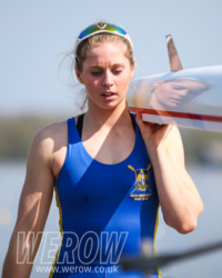 Steph Clutterbuck of Bath University at GB Rowing final trials