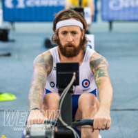 Bradley Wiggins at the British Indoor Rowing Championships 2017